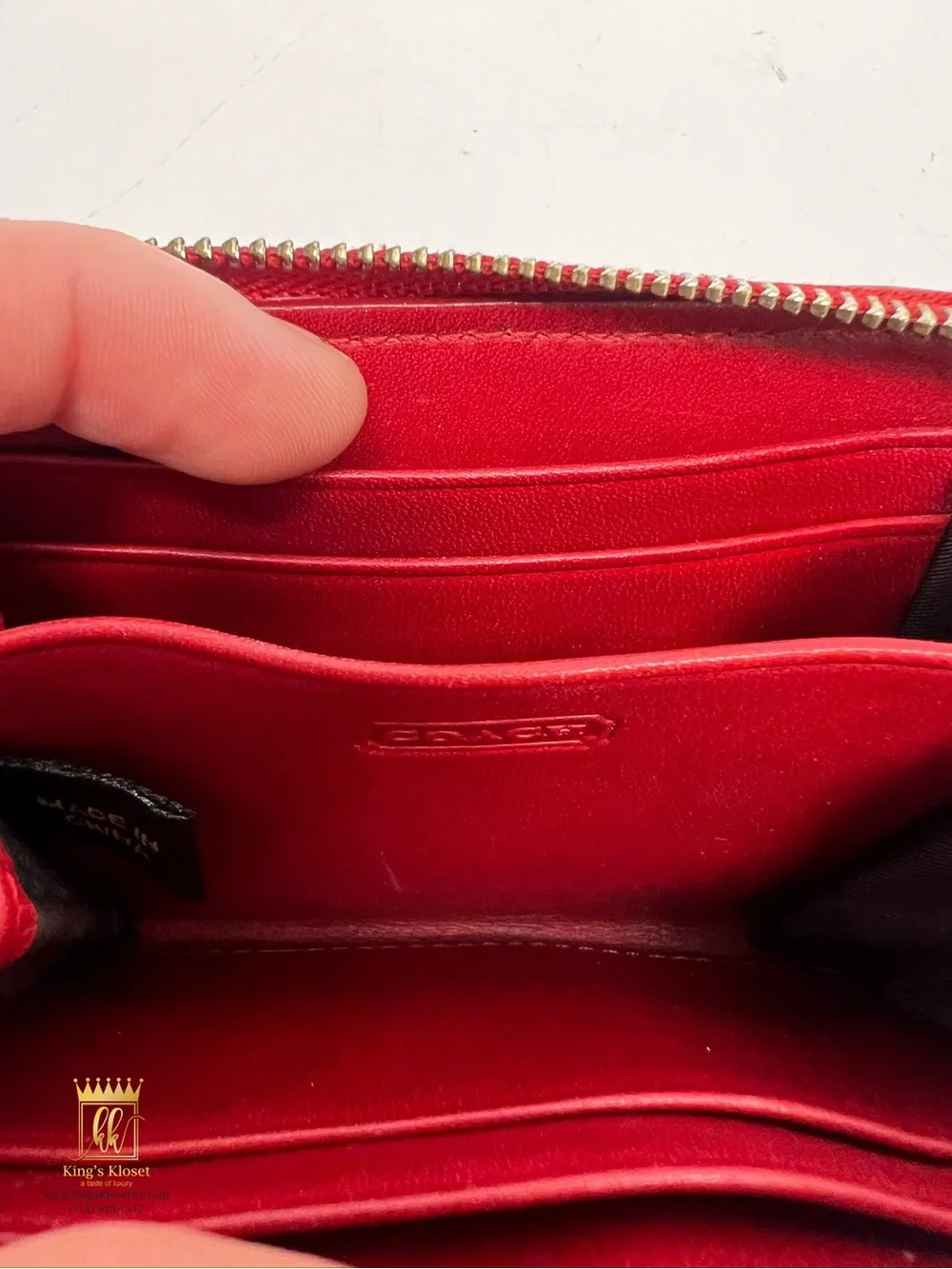 Coach Zip-Around Wallet - Picture 8 of 13